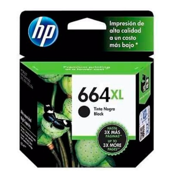 HP 664xl negro copia